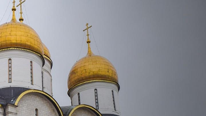 莫斯科的一座俄罗斯东正教教堂——天国大教堂.
